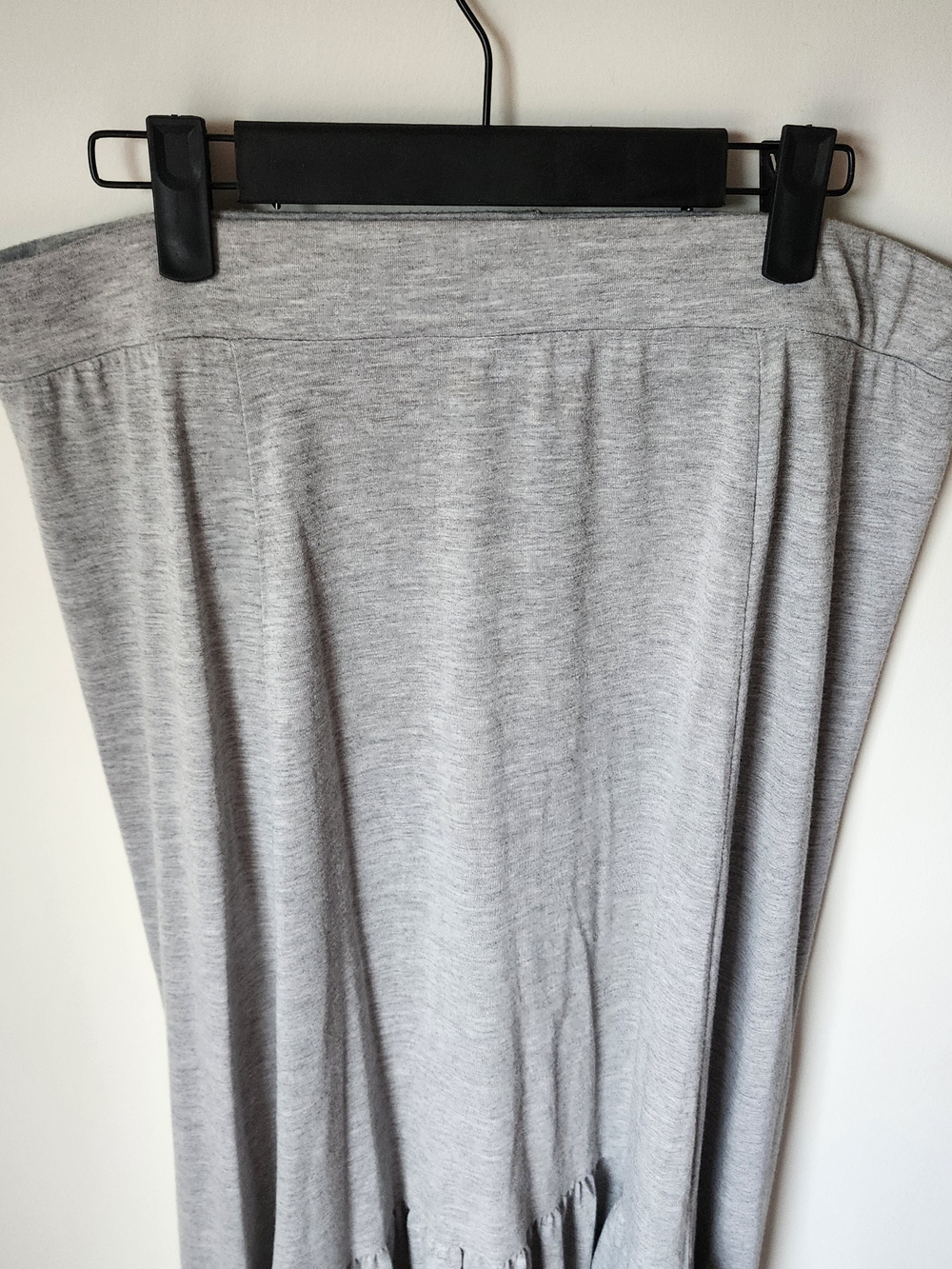 Light Gray Ruffle High-Low Skirt - Picture 4 of 15